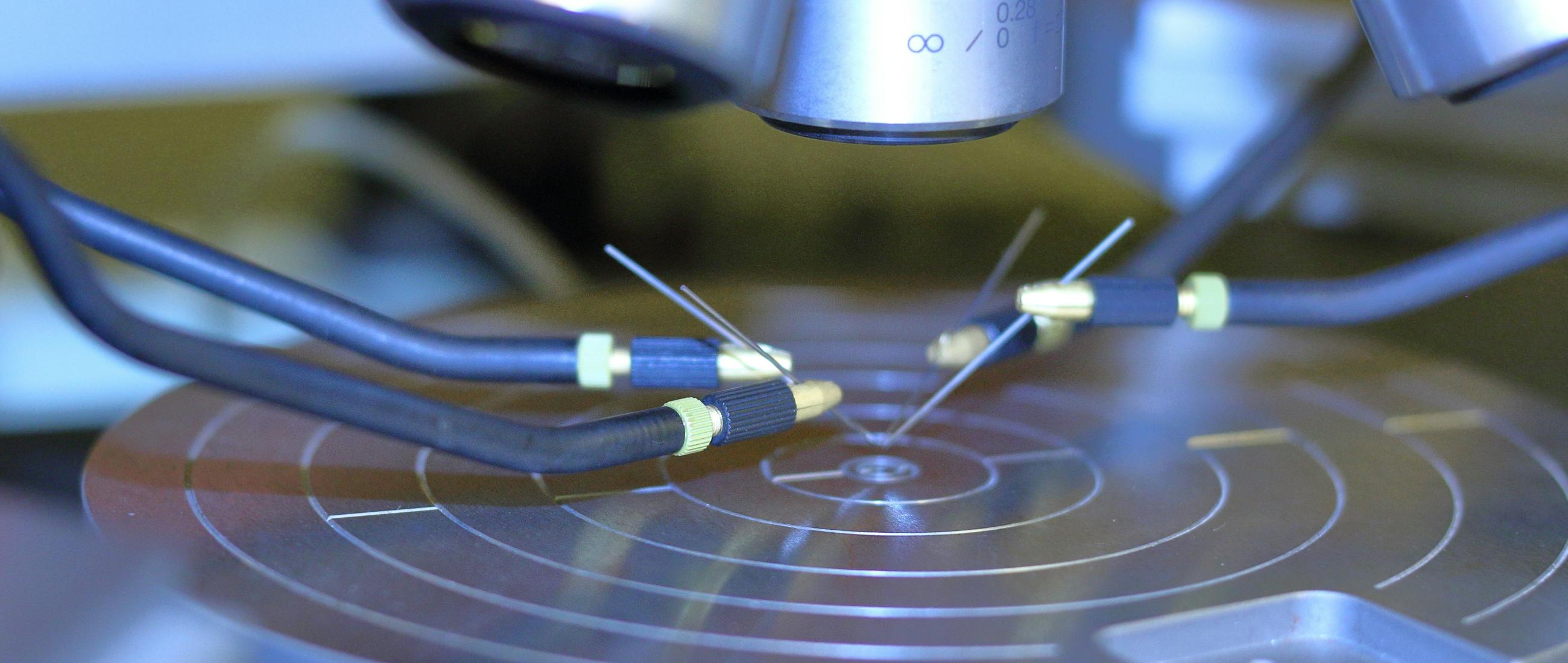 Modern microscope in clean laboratory, representing precision testing and scientific debugging