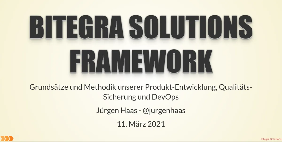 Cover page for slides