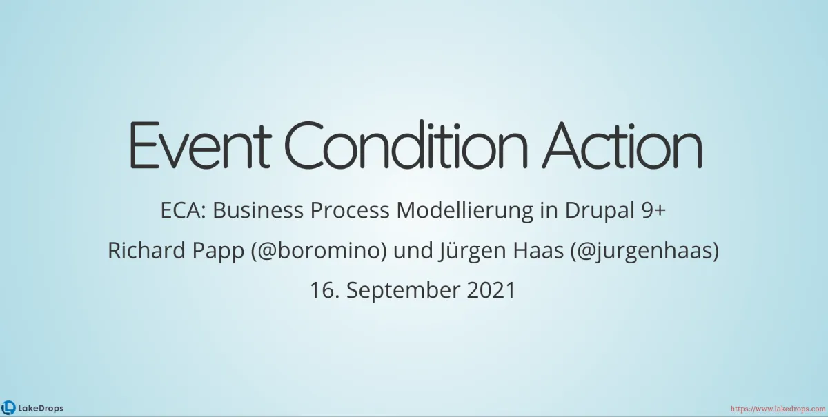 Cover page for slides