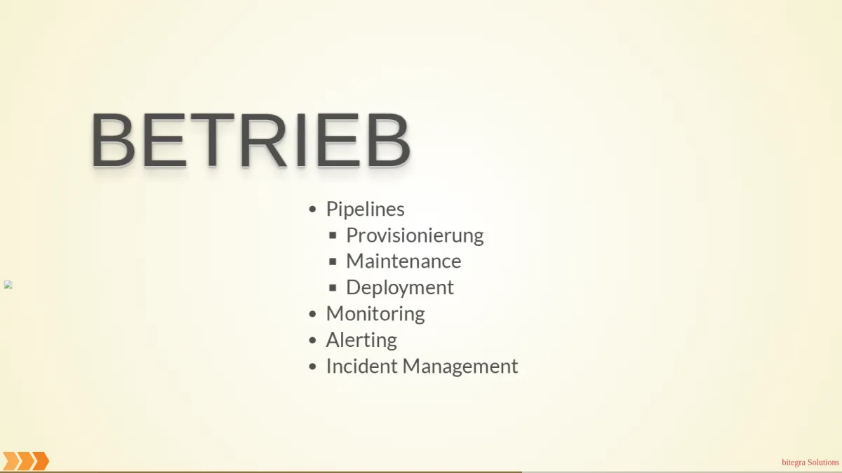 Screenshot: bitegra Solutions Framework (slide 5)