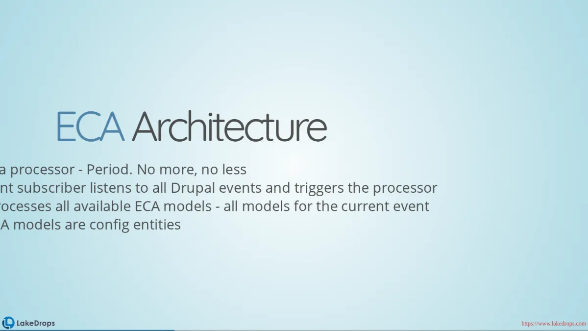 Screenshot: Event Condition Action (slide 4)