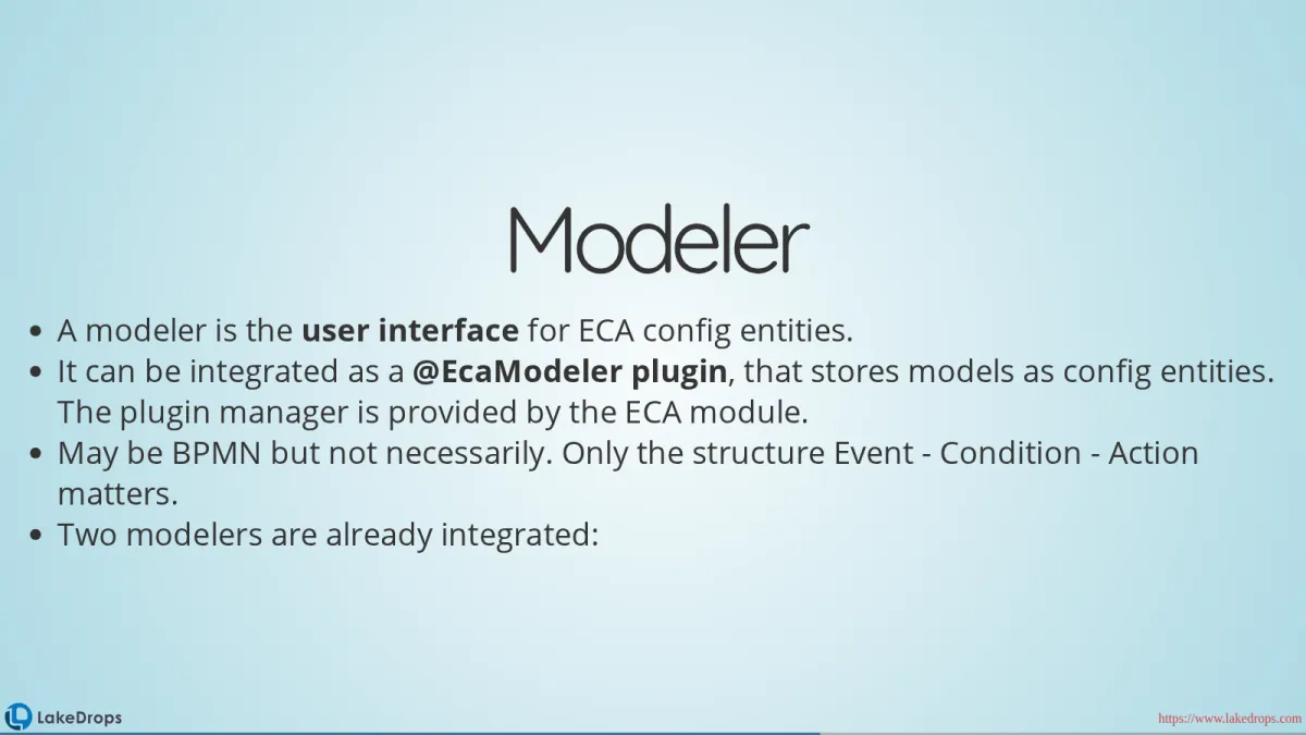 Screenshot: Event Condition Action (slide 5)