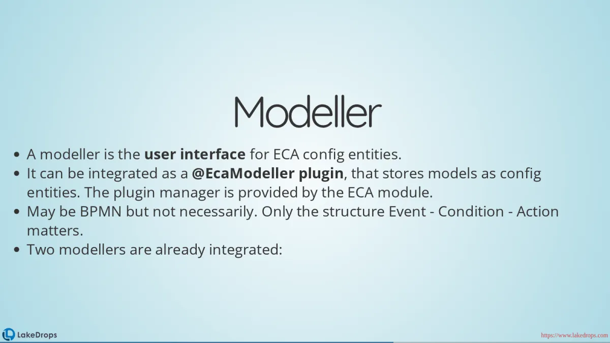 Screenshot: Event Condition Action (slide 6)