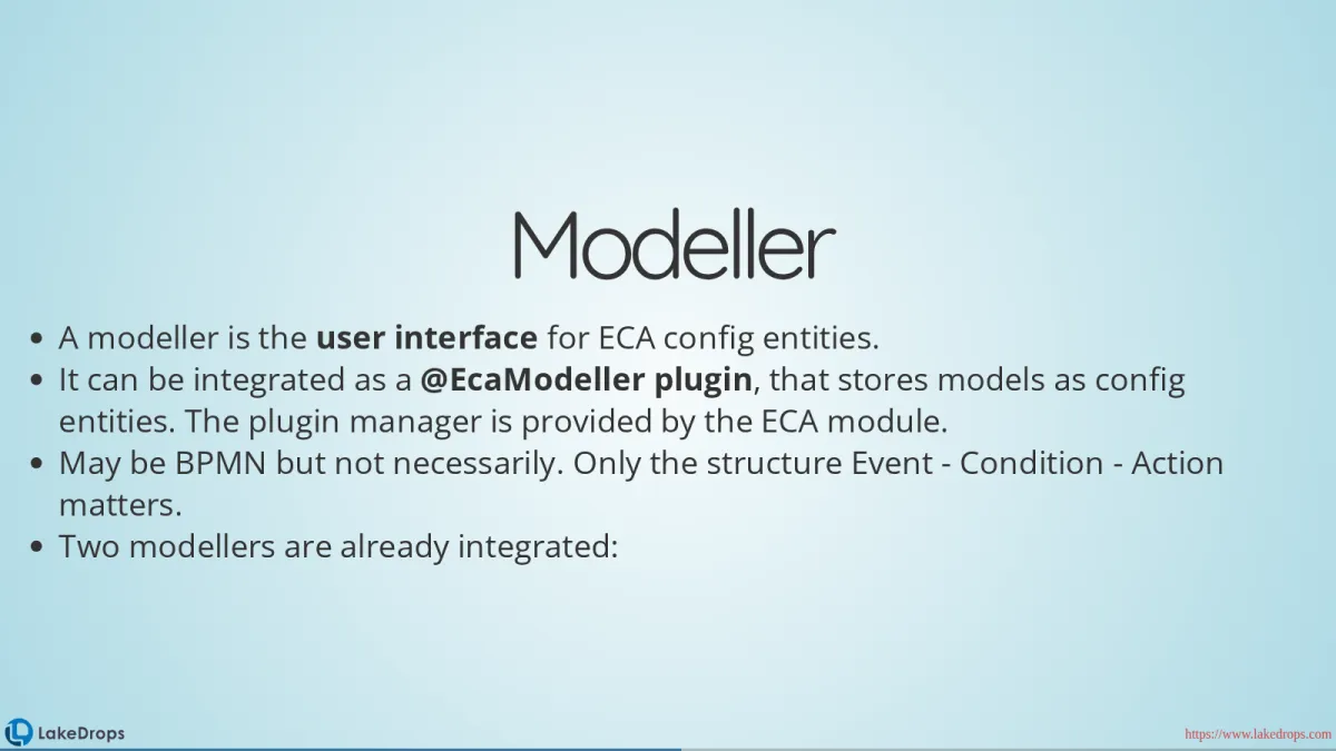 Screenshot: Event Condition Action (slide 6)