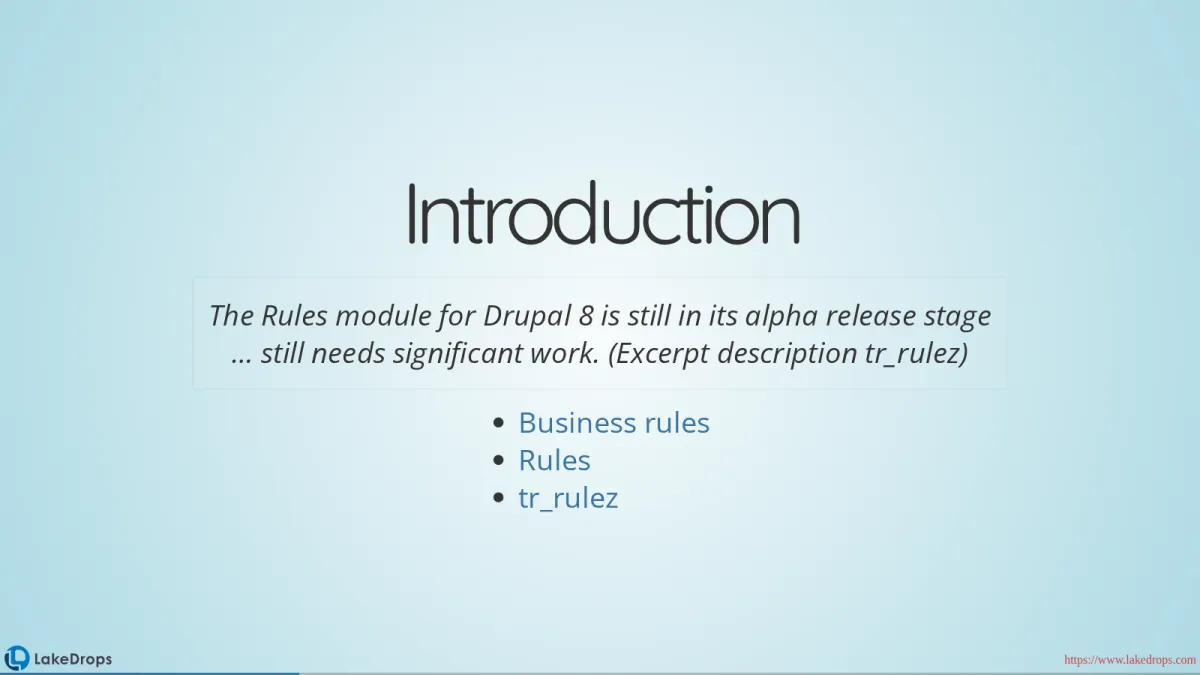 Screenshot: Event Condition Action (slide 4)