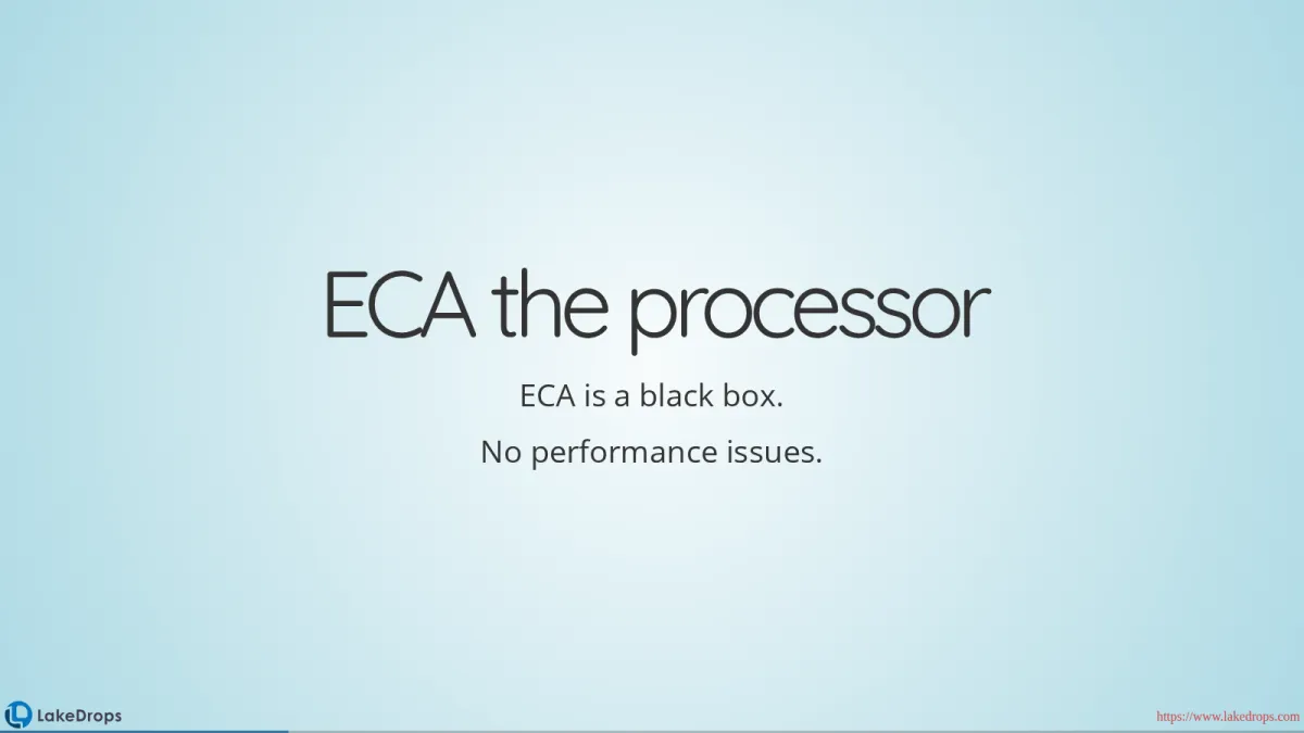 Screenshot: ECA - Events Conditions Actions (slide 2)