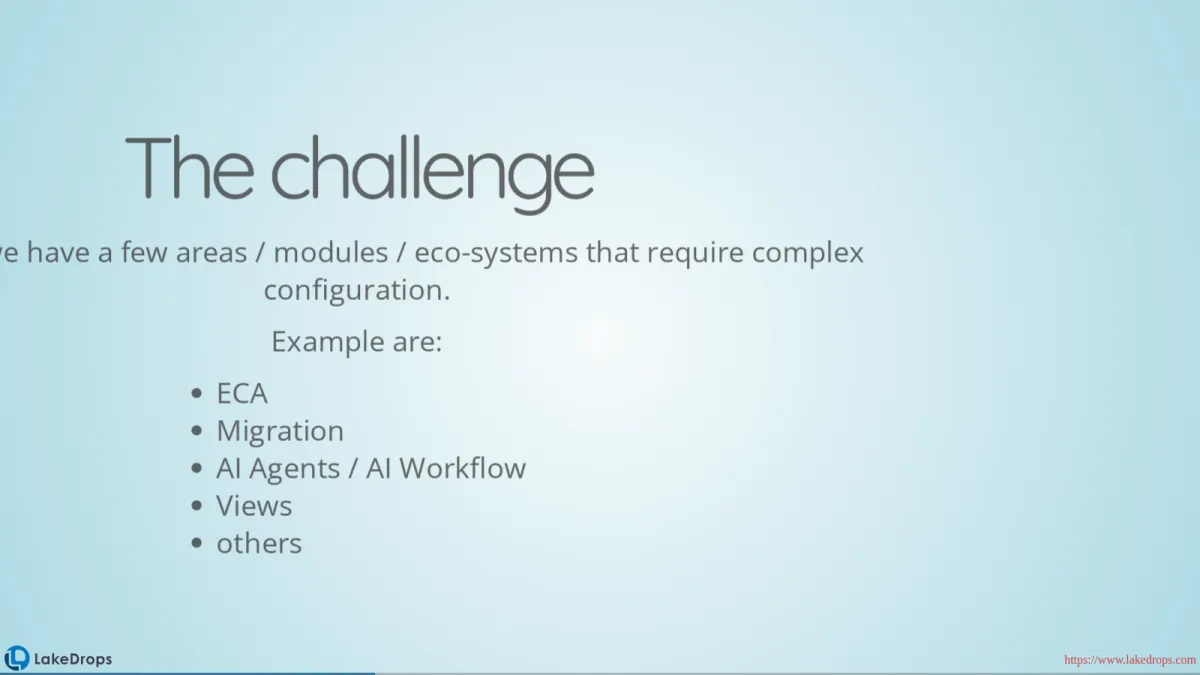Screenshot: Drupal Modeler API (slide 1)