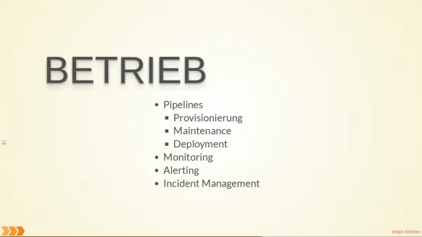 Screenshot: bitegra Solutions Framework (slide 5)