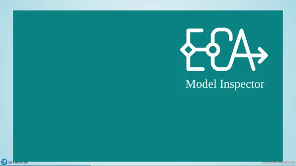 Screenshot: ECA Model INspector (slide 1)