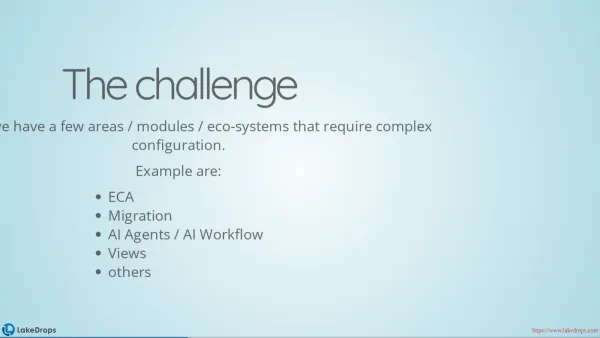 Screenshot: Drupal Modeler API (slide 1)
