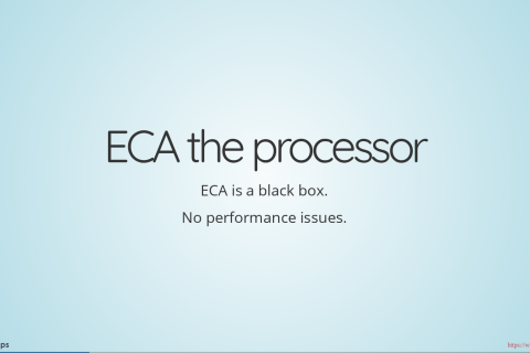 Screenshot: ECA - Events Conditions Actions (slide 2)